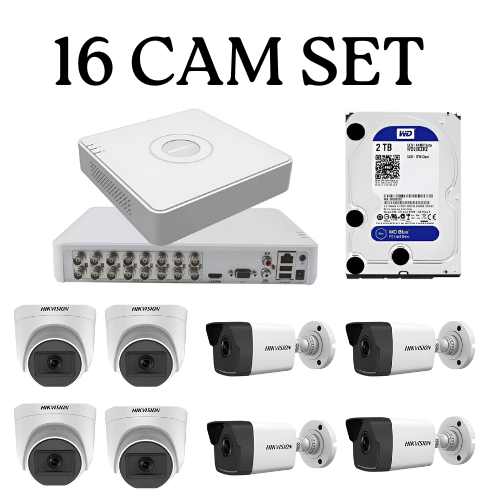 4 CAM SET (3) 16 CAM SET (5 MP)